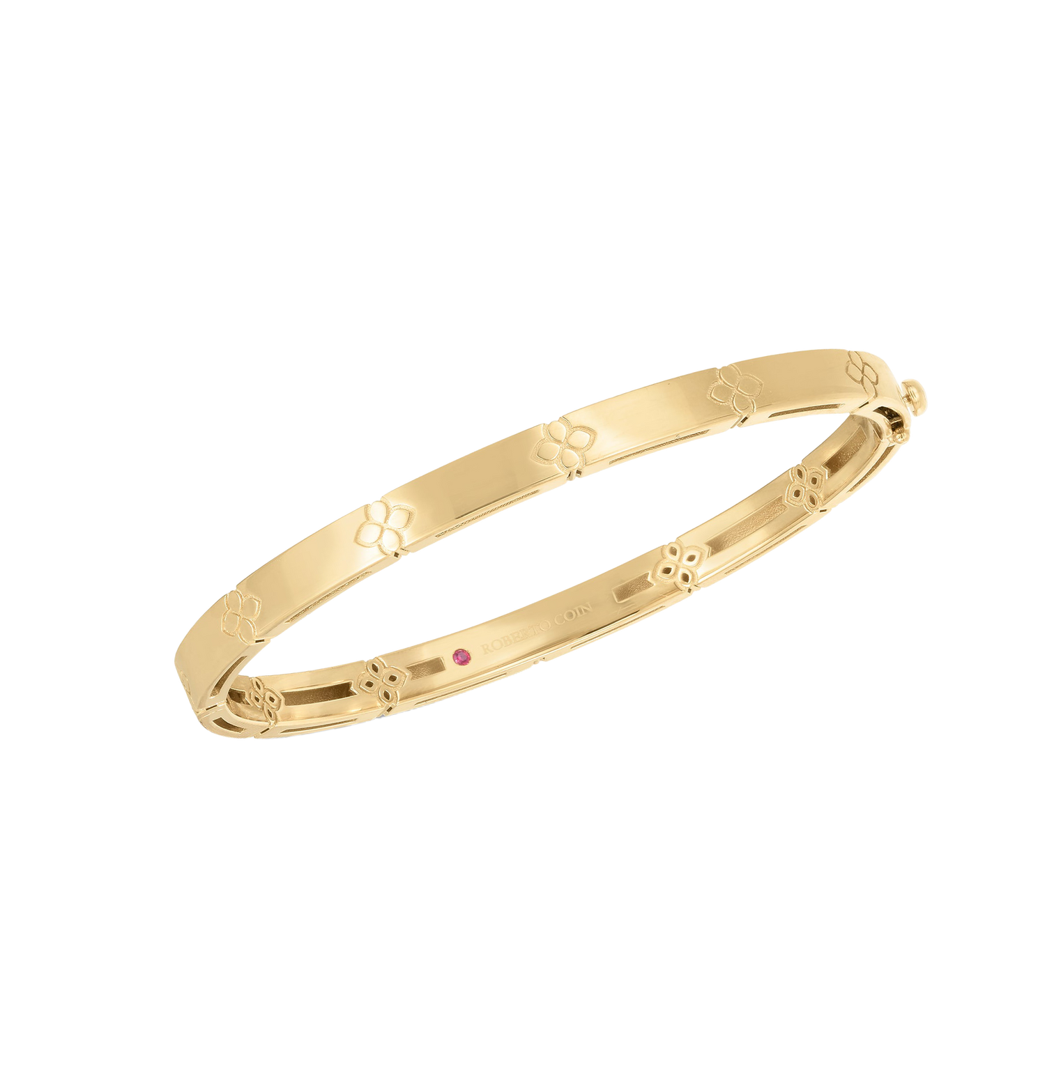 Roberto Coin Love in Verona Yellow Gold Bangle
